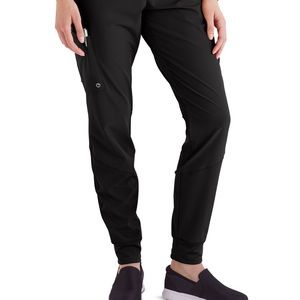 Black Barco One joggers and scrub top